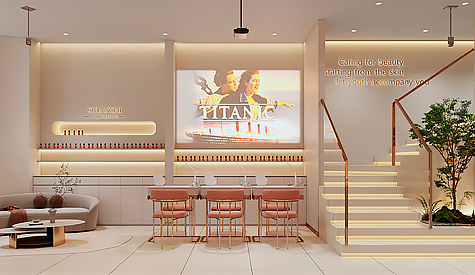 水胭脂美容院裝修設(shè)計(jì)